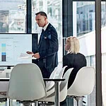 How To Improve Presentation Skills for Executives: 14 Proven Tips 2 presentation tips. presentation skills for finance professionals. Training courses for financial presentations