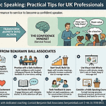 How to Overcome the Fear of Public Speaking: Practical Tips for UK Professionals 1 overcome fear of public speaking infographic Benjamin Ball Associates London